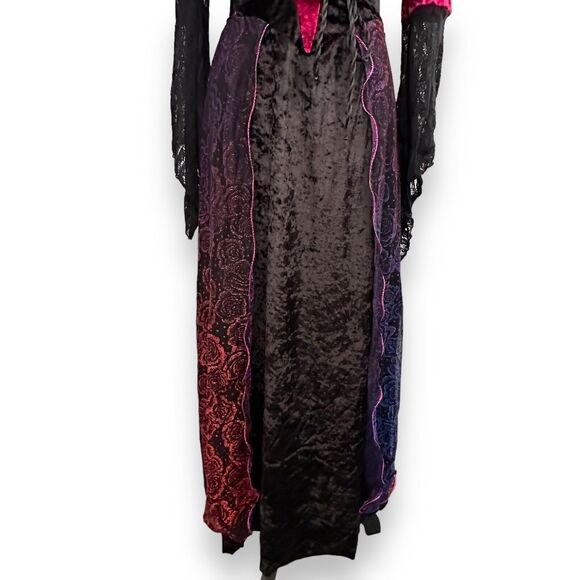 Halloween Dress Renaissance Maiden Vampire Gothic Costume Sz Small/Medium - Picture 6 of 13
